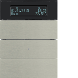 75663593 Tastsensor 3fach mit Temperaturregler und Display B.IQ Edelstahl Rostfrei