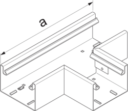 Zeichnung BR Kanäle und Zubehör T-Stück PVC