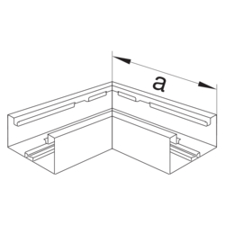 Zeichnung BR Kanäle und Zubehör Flachwinkel PVC