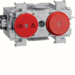 G003013020 Überspannungsschutz+Schalter Wago Steck-/Klemmtechnik frontrastend rot